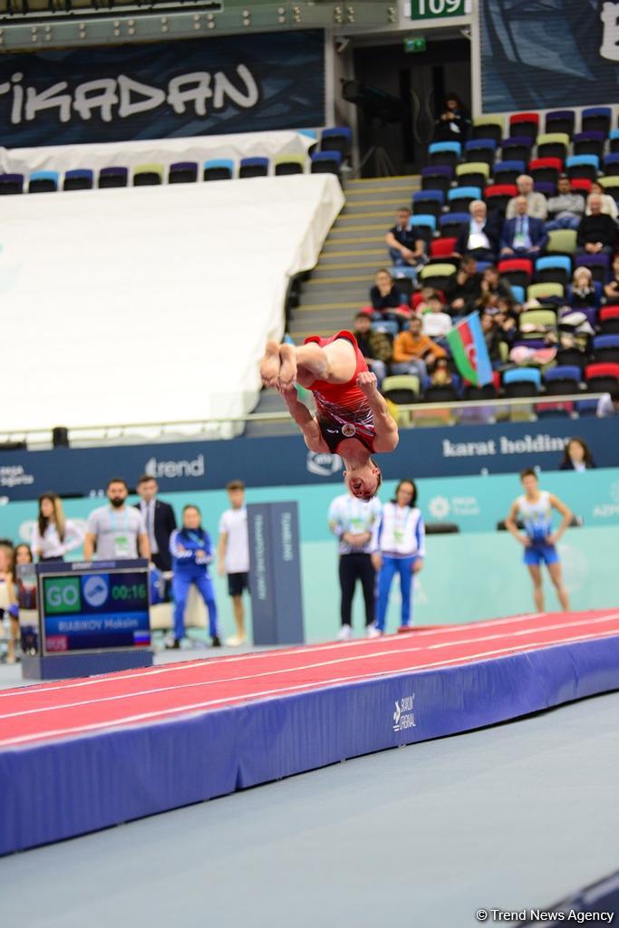 Winners of tumbling competition as part of World Cup awarded in Baku (PHOTO)