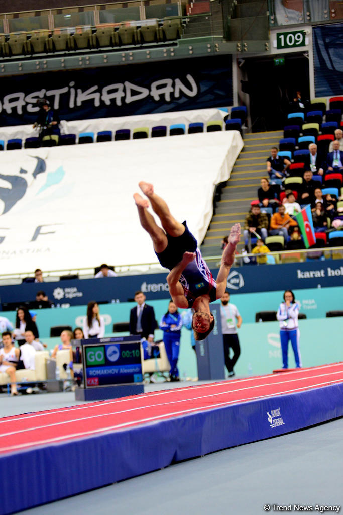Winners of tumbling competition as part of World Cup awarded in Baku (PHOTO)