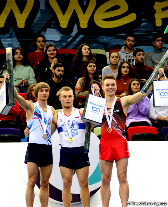 Winners of tumbling competition as part of World Cup awarded in Baku (PHOTO)