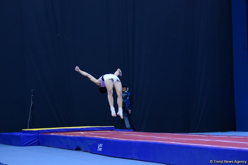 Winners of tumbling competition as part of World Cup awarded in Baku (PHOTO)