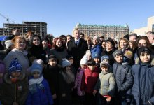Президент Ильхам Алиев встретился на приморском бульваре Сумгайыта с жителями города (ФОТО) (версия 2)