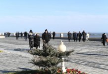 Президент Ильхам Алиев встретился на приморском бульваре Сумгайыта с жителями города (ФОТО) (версия 2)