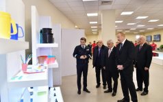 Президент Ильхам Алиев принял участие в открытии завода “SOCAR Polymer” по производству полиэтилена высокой плотности в Сумгайыте (ФОТО)