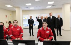 Президент Ильхам Алиев принял участие в открытии завода “SOCAR Polymer” по производству полиэтилена высокой плотности в Сумгайыте (ФОТО)