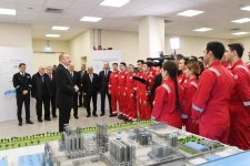 Президент Ильхам Алиев принял участие в открытии завода “SOCAR Polymer” по производству полиэтилена высокой плотности в Сумгайыте (ФОТО)