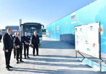 Президент Ильхам Алиев принял участие в открытии завода “SOCAR Polymer” по производству полиэтилена высокой плотности в Сумгайыте (ФОТО)