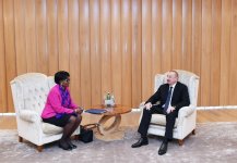President Ilham Aliyev meets World Bank Regional Director for S.Caucasus (PHOTO)