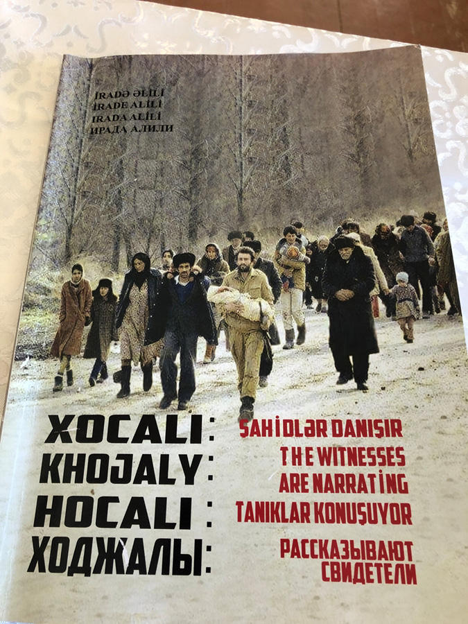 В Ходжалинской школе состоялась презентация книги "Ходжалы: Рассказывают свидетели" (ФОТО)