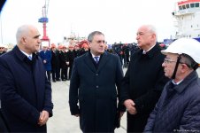 В Азербайджане спущен на воду новый танкер (ФОТО)