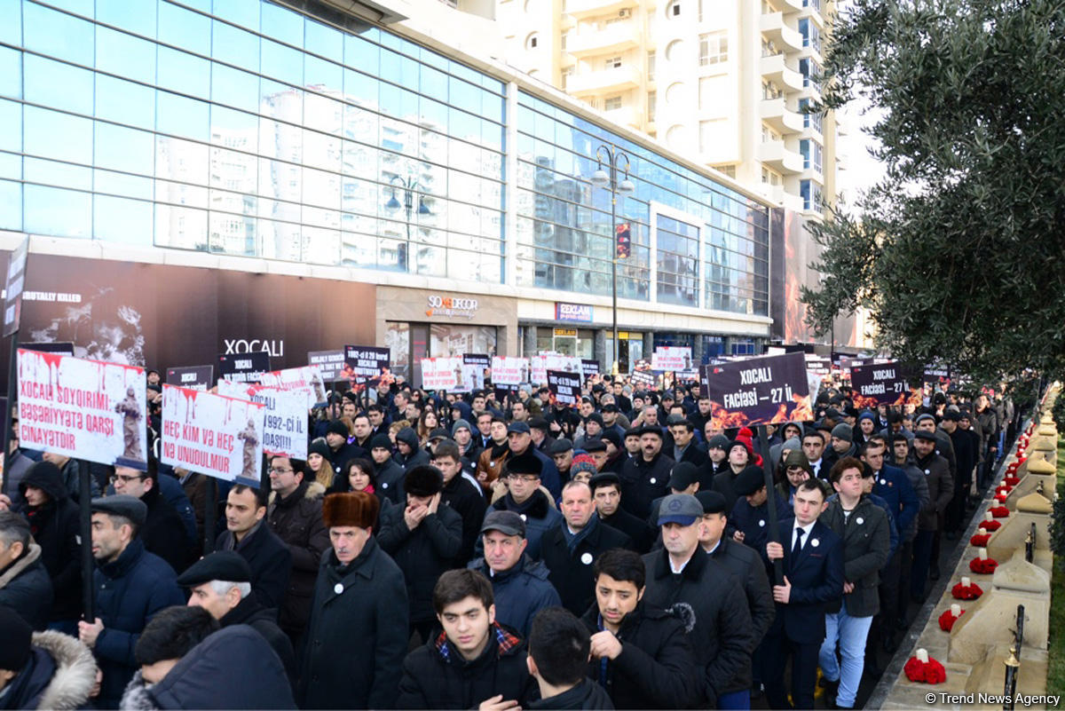 История создания памятника "Крик Матери", посвященного Ходжалинскому геноциду  (ФОТО)