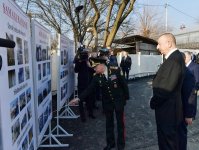 Президент Ильхам Алиев на месте ознакомился с работой по ликвидации последствий землетрясения в Агсу (ФОТО)