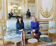 Azerbaijani First VP Mehriban Aliyeva meets with French first lady (PHOTO)