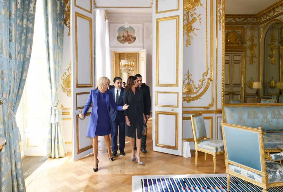Azerbaijani First VP Mehriban Aliyeva meets with French first lady (PHOTO)