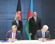 Azerbaijani president meets with Afghan counterpart (PHOTO)