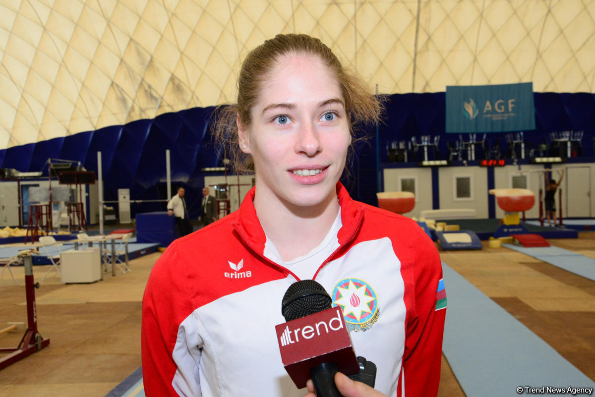 Азербайджанская гимнастка Марина Некрасова прошла в финал Кубка мира