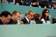 В Баку стартовал второй день соревнований Кубка мира FIG по спортивной гимнастике (ФОТО)