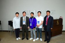 Ambassador of S.Korea to Azerbaijan meets athletes at FIG World Cup (PHOTO)