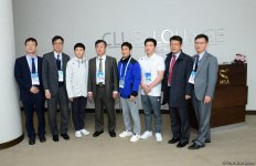 Ambassador of S.Korea to Azerbaijan meets athletes at FIG World Cup (PHOTO)