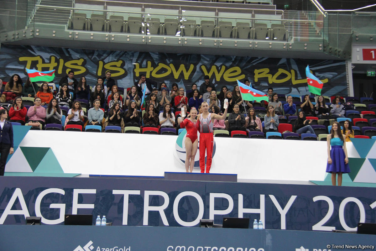 В рамках Кубка мира FIG по спортивной гимнастике в Баку прошло вручение AGF Trophy (ФОТО)