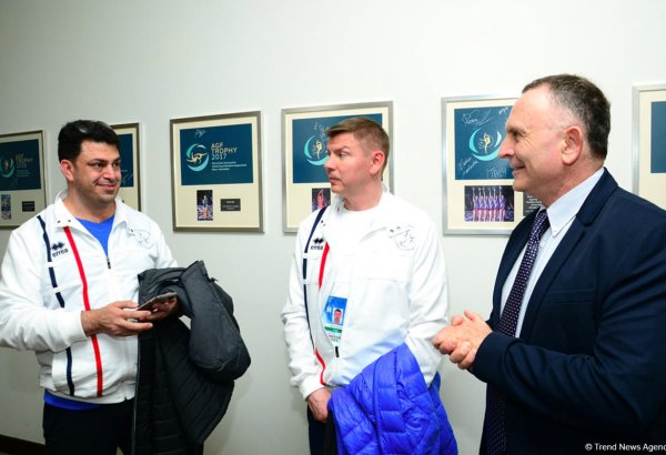 Israeli envoy: I am very proud that Israeli gymnast won gold medal at World Cup in Baku (PHOTO)