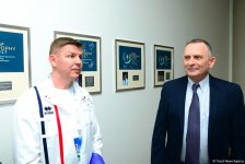Посол Израиля в Азербайджане встретился со спортсменами в рамках Кубка мира FIG по спортивной гимнастике (ФОТО)