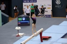 Стартовал последний день соревнований Кубка мира по спортивной гимнастике в Баку (ФОТО)