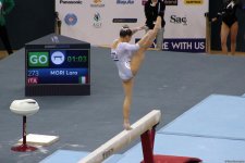 Стартовал последний день соревнований Кубка мира по спортивной гимнастике в Баку (ФОТО)