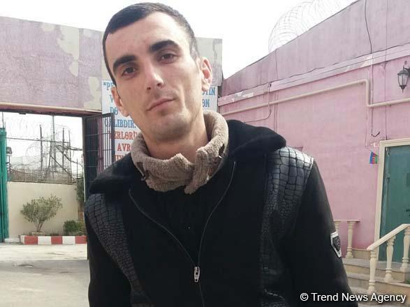 Благодарен Президенту Ильхаму Алиеву за то, что соединил меня с моей семьей - помилованный