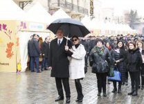 Azerbaijani president, first lady join nationwide Novruz festivities (PHOTO)