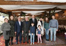 Azerbaijani president, first lady join nationwide Novruz festivities (PHOTO)