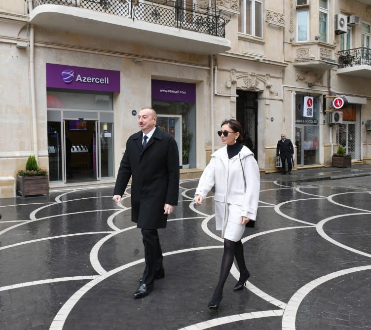 Azerbaijani president, first lady join nationwide Novruz festivities (PHOTO)