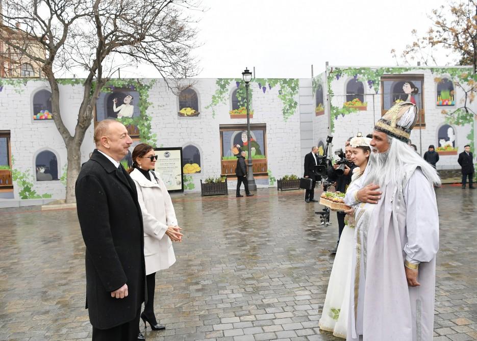 Azerbaijani president, first lady join nationwide Novruz festivities (PHOTO)