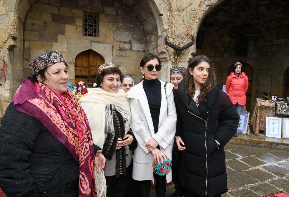 Azerbaijani president, first lady join nationwide Novruz festivities (PHOTO)