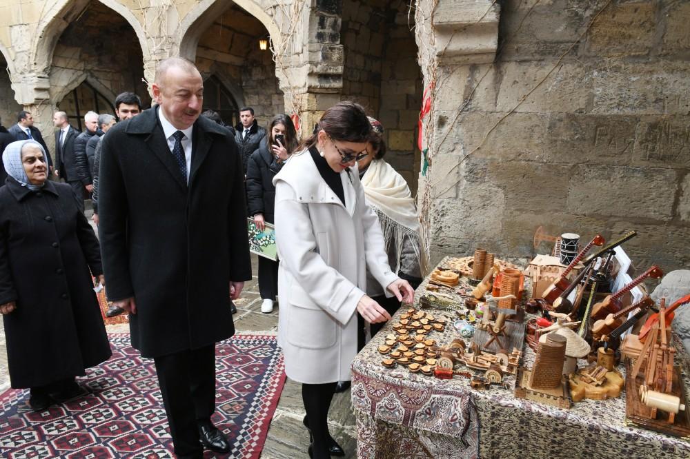 Azerbaijani president, first lady join nationwide Novruz festivities (PHOTO)