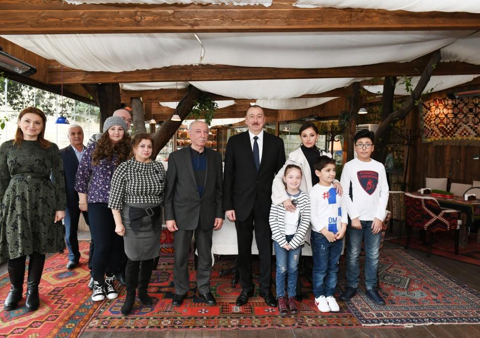 Azerbaijani president, first lady join nationwide Novruz festivities (PHOTO)