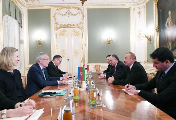 President Ilham Aliyev meets with Austrian Federal President Alexander Van der Bellen (PHOTO)