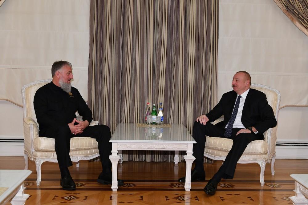 Azerbaijani president receives adviser to head of Chechen Republic of Russia