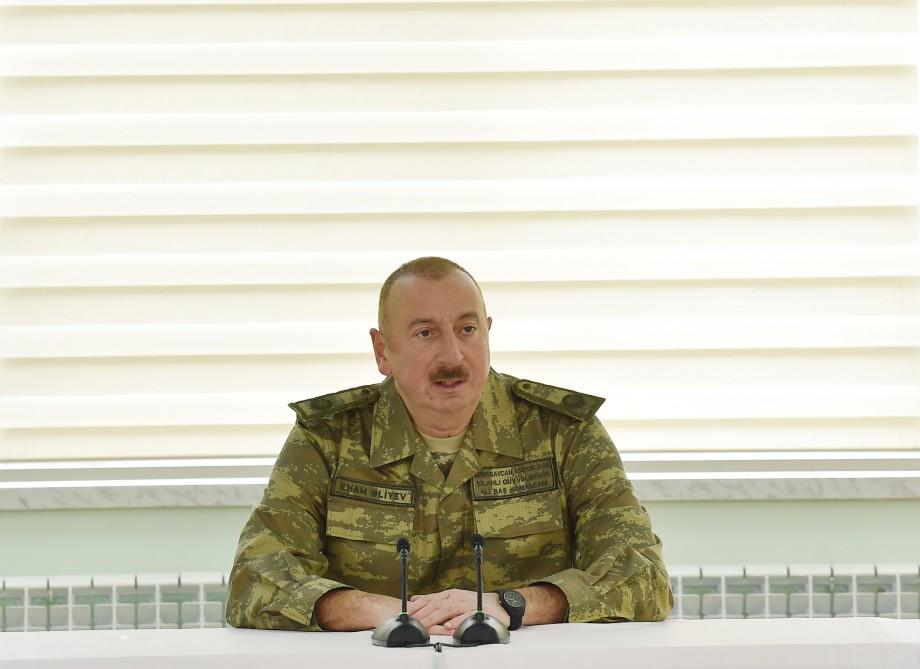 Президент Ильхам Алиев посетил N-скую воинскую часть сил особого назначения минобороны (ФОТО)