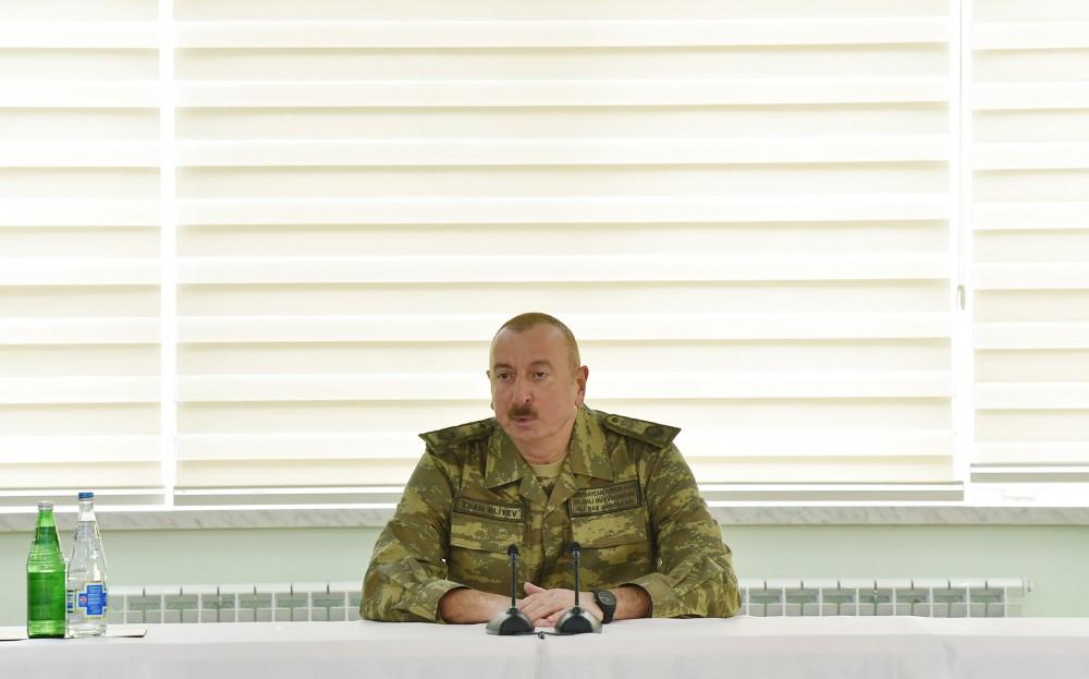 Президент Ильхам Алиев посетил N-скую воинскую часть сил особого назначения минобороны (ФОТО)