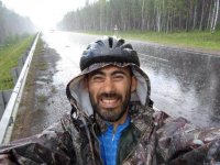 Невероятно! Рамиль Зиядов с флагом Азербайджана проехал на велосипеде 60000 км! (ВИДЕО, ФОТО)