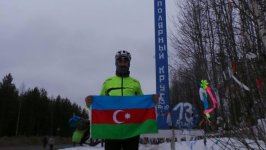 Невероятно! Рамиль Зиядов с флагом Азербайджана проехал на велосипеде 60000 км! (ВИДЕО, ФОТО)