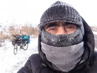 Невероятно! Рамиль Зиядов с флагом Азербайджана проехал на велосипеде 60000 км! (ВИДЕО, ФОТО)