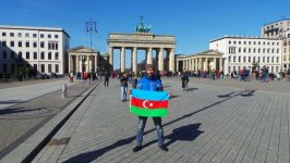 Невероятно! Рамиль Зиядов с флагом Азербайджана проехал на велосипеде 60000 км! (ВИДЕО, ФОТО)