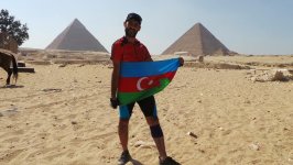 Невероятно! Рамиль Зиядов с флагом Азербайджана проехал на велосипеде 60000 км! (ВИДЕО, ФОТО)