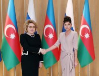 Первый вице-президент Мехрибан Алиева встретилась с председателем Совета Федерации России (ФОТО)