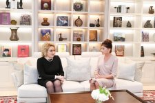 Первый вице-президент Мехрибан Алиева встретилась с председателем Совета Федерации России (ФОТО)