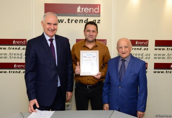 Staff members of Trend news agency awarded for positive coverage of 100th anniversary of Azerbaijani Security Bodies (PHOTO)