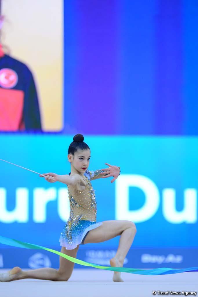 Лучшие моменты Международного турнира по художественной гимнастике AGF Junior Trophy (ФОТО)