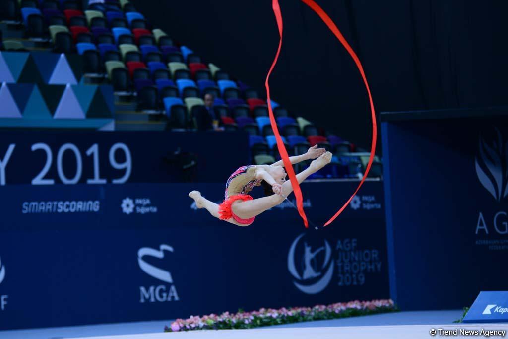 Лучшие моменты Международного турнира по художественной гимнастике AGF Junior Trophy (ФОТО)