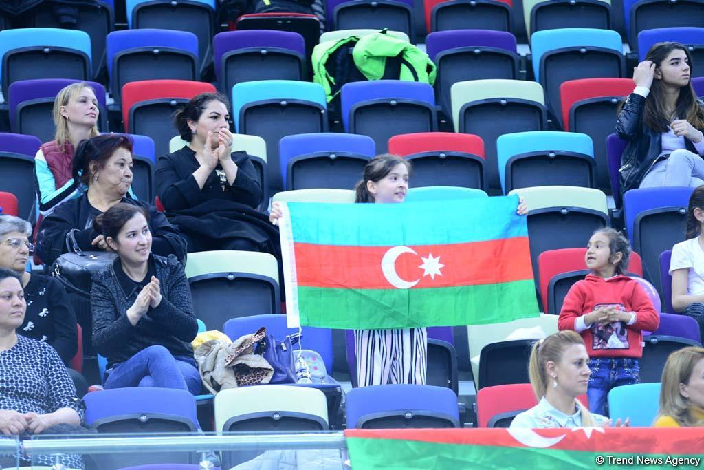 Нармина Самедова вышла в финал AGF Junior Trophy в упражнениях с булавами